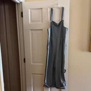 Striped Blue Jumpsuit